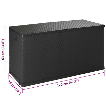 Tuinbox 120X56X63 Cm Polypropeen Rattan Kleurig