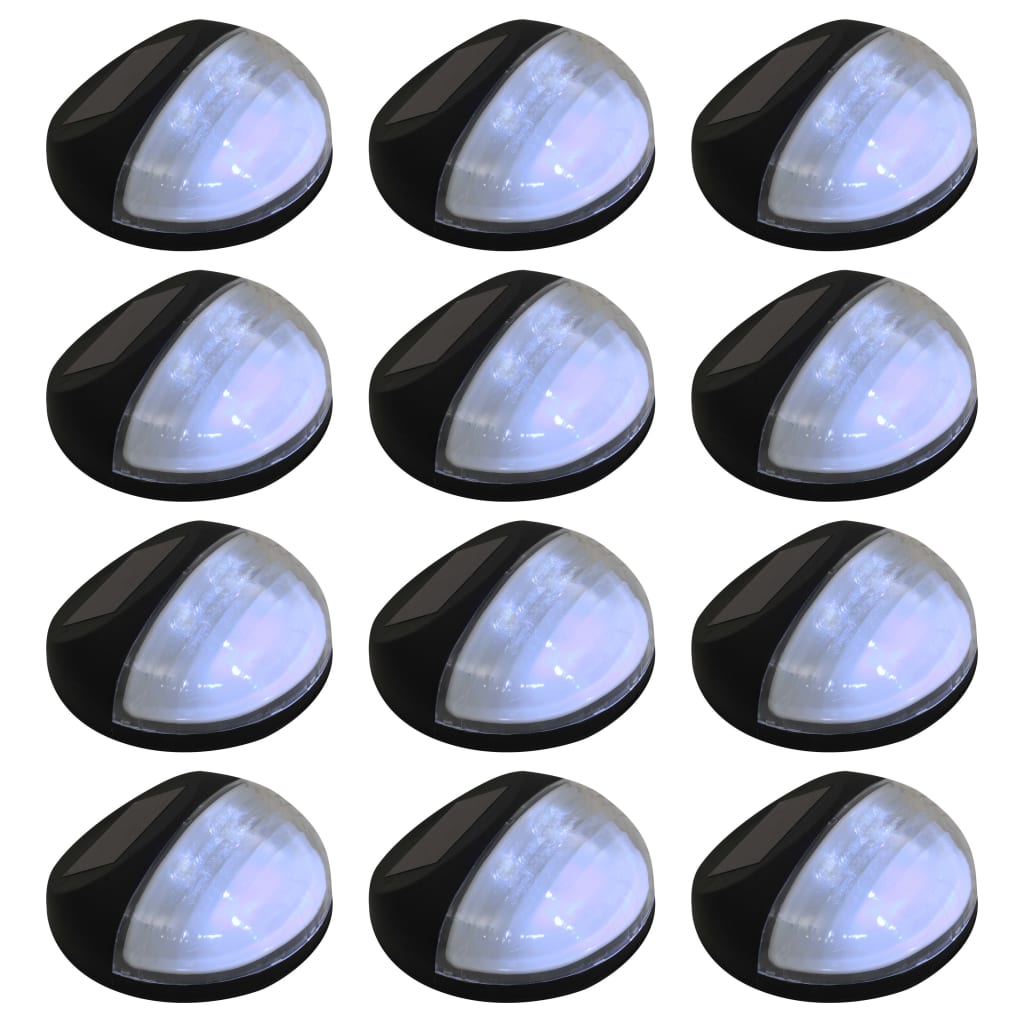 Led-Wandlampen Solar Rond 12 St