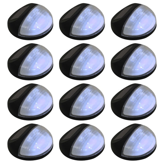 Led-Wandlampen Solar Rond 12 St
