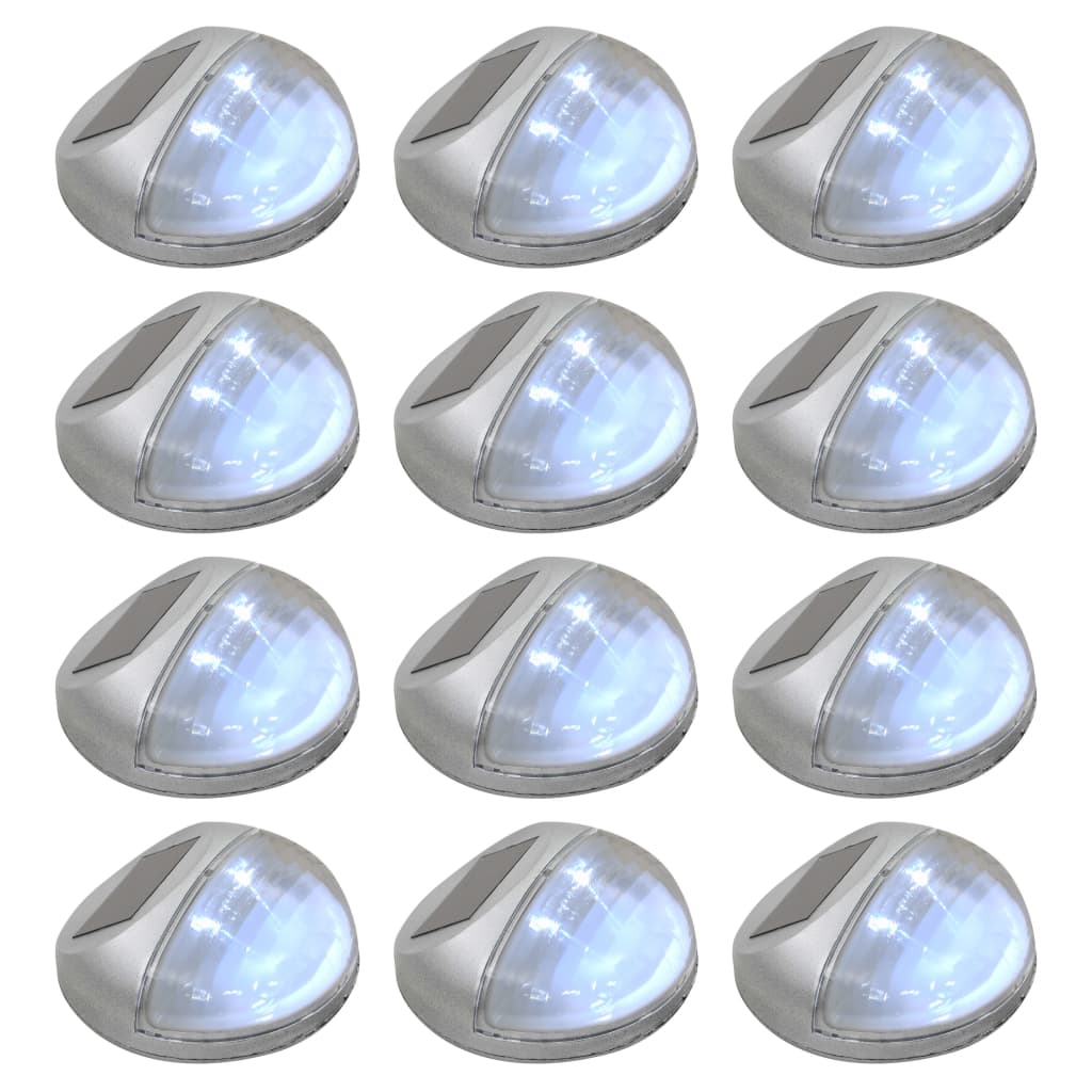Led-Wandlampen Solar Rond 12 St