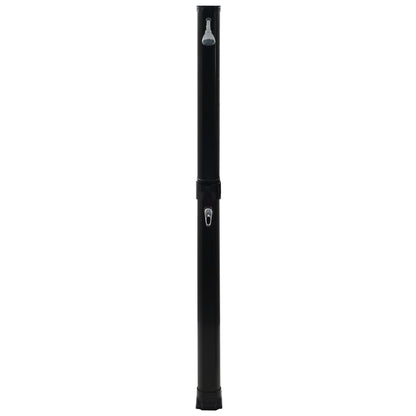 Solardouche Inklapbaar 23 L 214 Cm Zwart