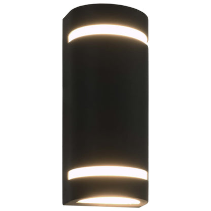 Buitenwandlampen 35 W Halfrond Zwart
