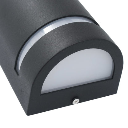 Buitenwandlampen 35 W Halfrond Zwart