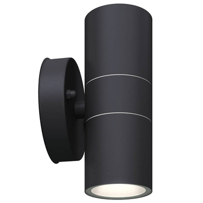 Led-Wandlamp Buiten Op-/Neerwaarts Rvs 2 St