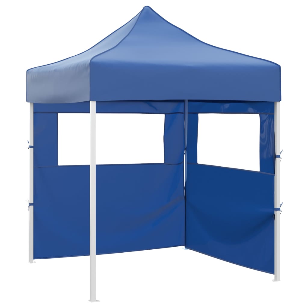 Partytent Inklapbaar 2X2 M Staal Blauw