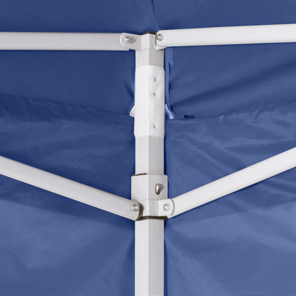 Partytent Inklapbaar 2X2 M Staal Blauw