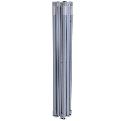 Partytent Inklapbaar 2X2 M Staal Blauw