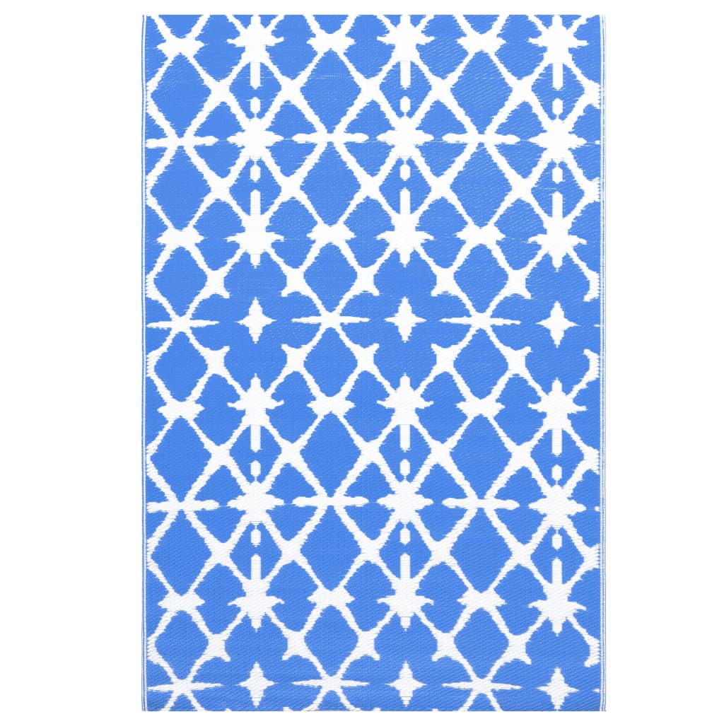 Buitenkleed Arakil Pp Blauw En Wit