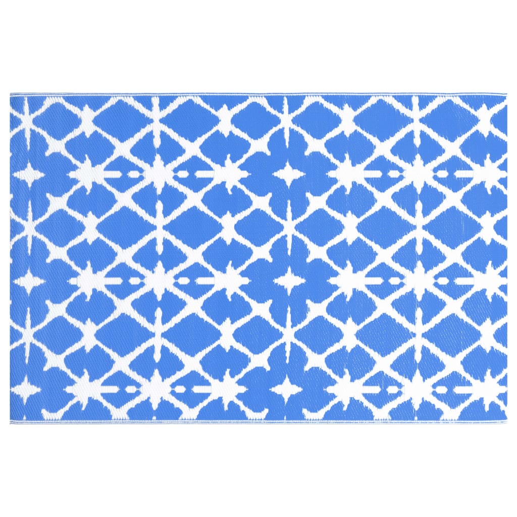 Buitenkleed Arakil Pp Blauw En Wit
