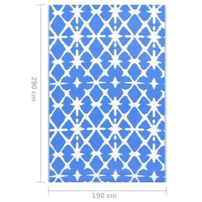 Buitenkleed Arakil Pp Blauw En Wit