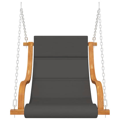 Schommelstoel Zonder Schommelframe Met Kussen Gebogen Hout