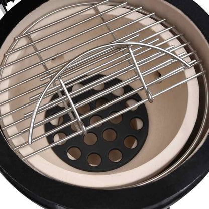 Kamado Barbecue 2-In-1 56 Cm Keramiek
