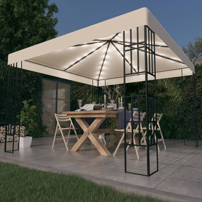 Prieel Met Led-Lichtslinger Kleurig