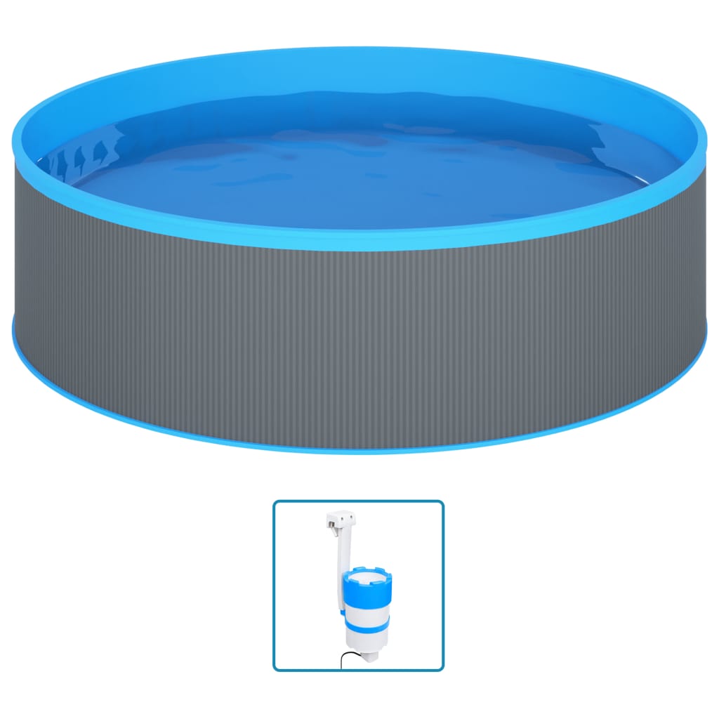 Splasher Pool Met Hangende Skimmer En Pomp 350X90 Cm