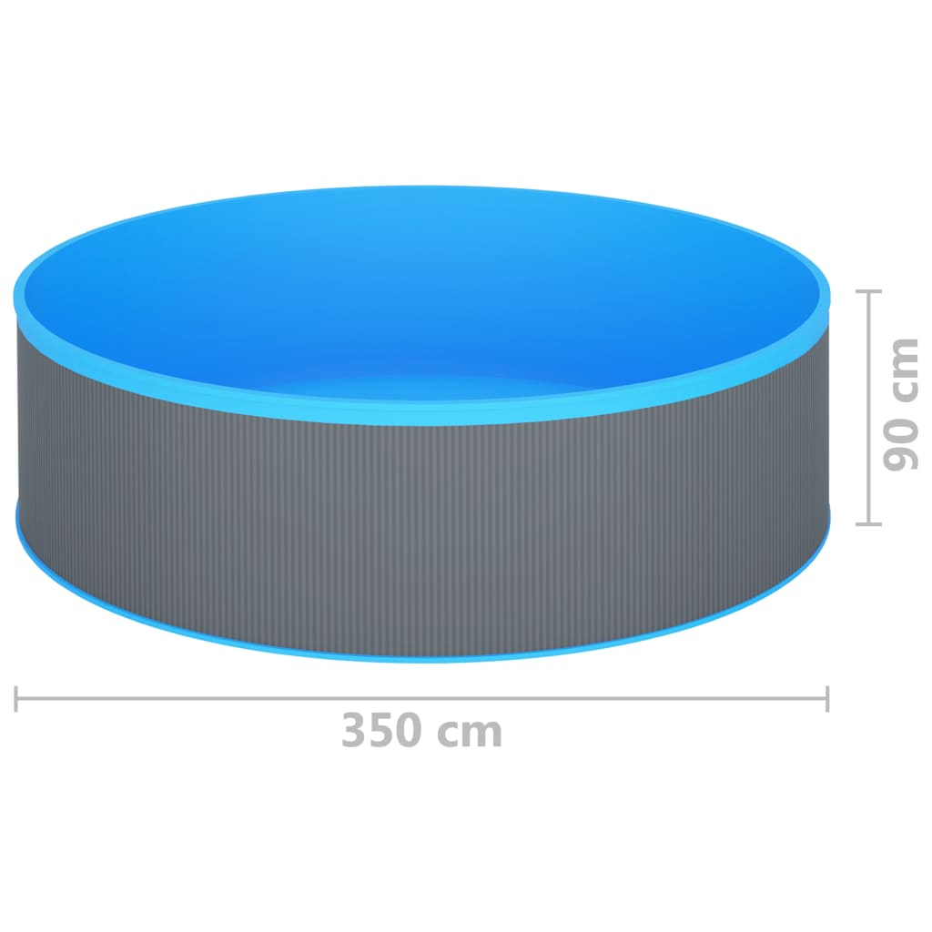 Splasher Pool Met Hangende Skimmer En Pomp 350X90 Cm