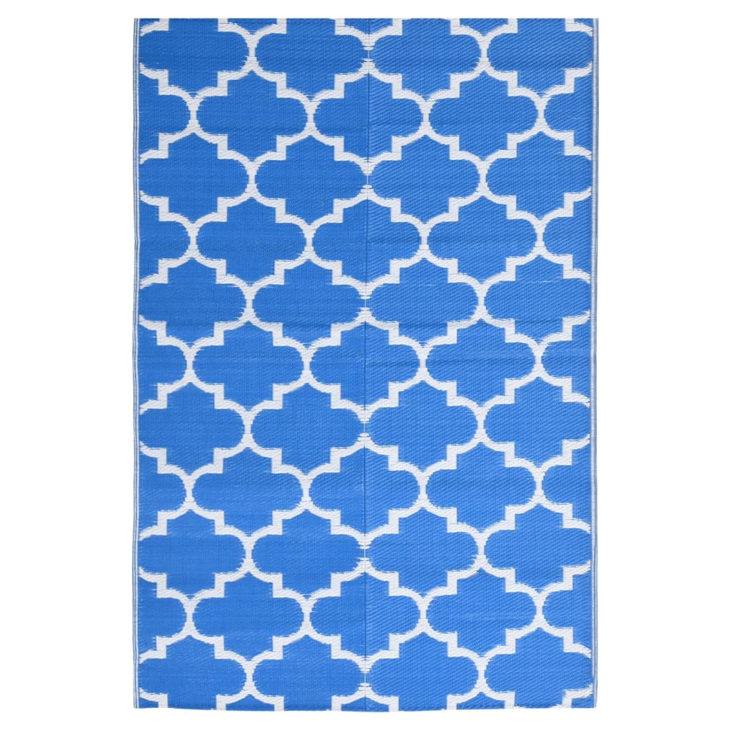 Buitenkleed Arakil 190X290 Cm Polypropeen Blauw Blauw