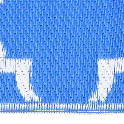 Buitenkleed Arakil 190X290 Cm Polypropeen Blauw Blauw