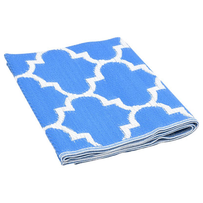 Buitenkleed Arakil 190X290 Cm Polypropeen Blauw Blauw