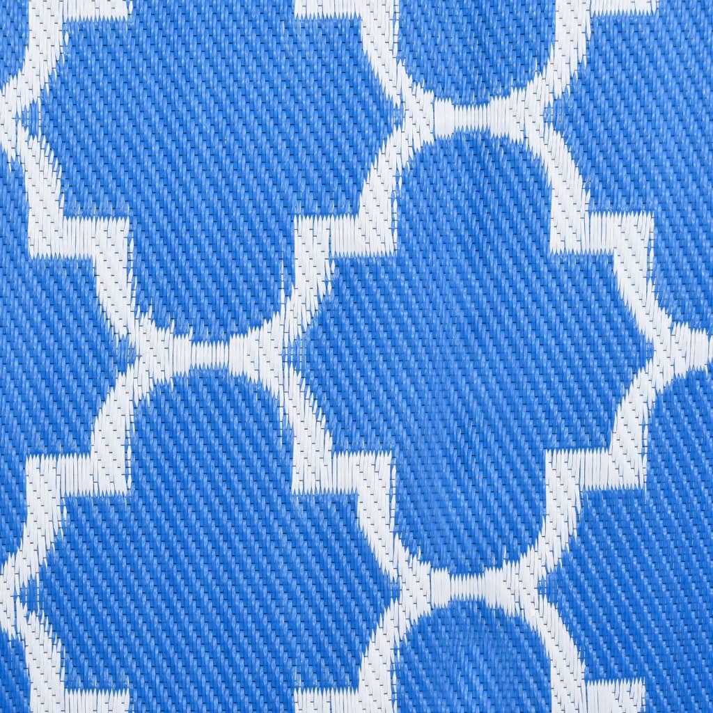 Buitenkleed Arakil 190X290 Cm Polypropeen Blauw Blauw