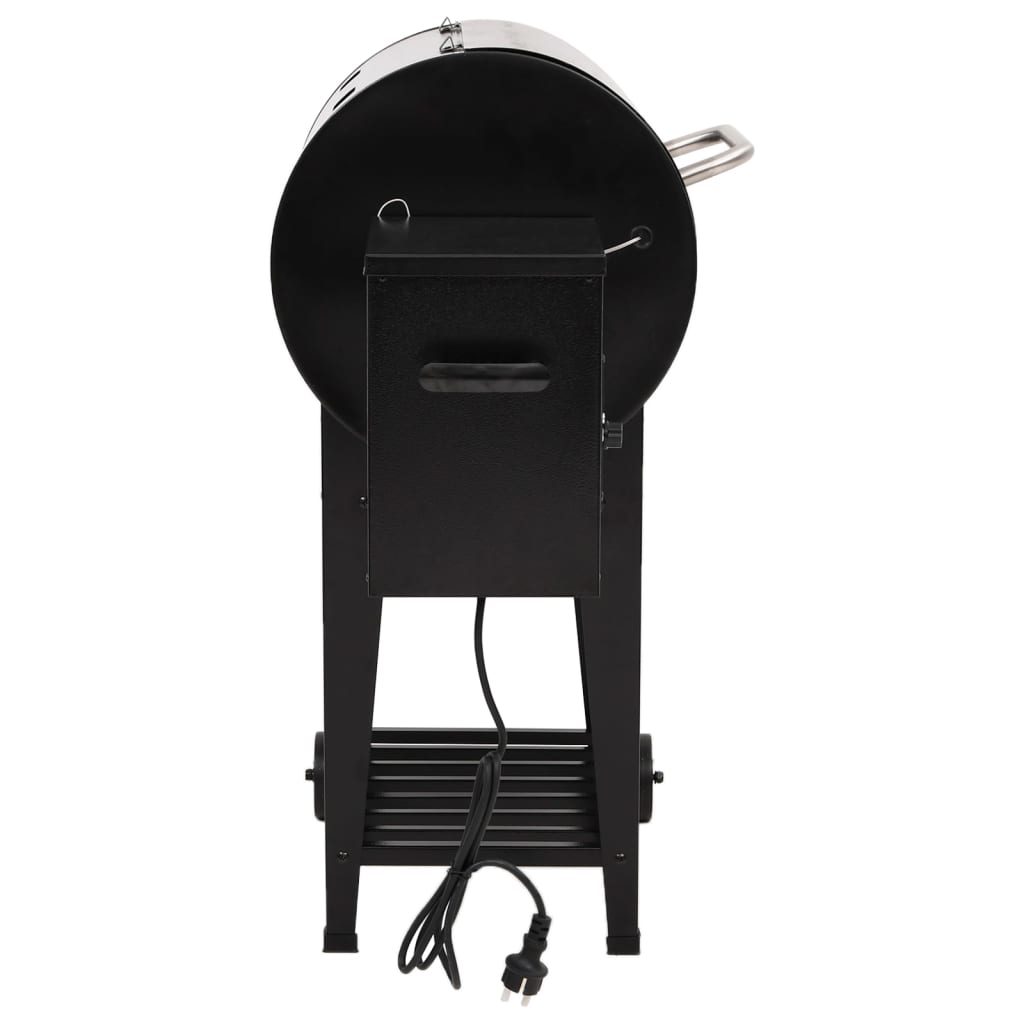 Pelletbarbecue Met Bodemplaat 94 Cm Ijzer Zwart