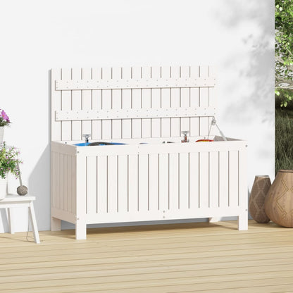Tuinbox 108X42,5X54 Cm Massief Grenenhout Grijs