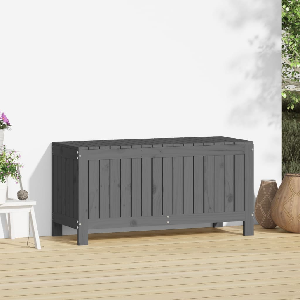 Tuinbox 108X42,5X54 Cm Massief Grenenhout Grijs
