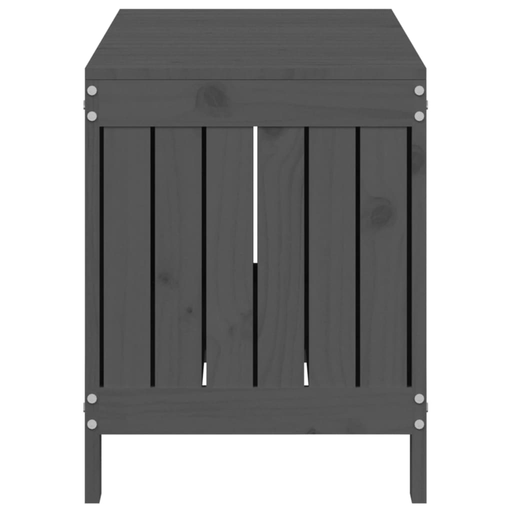 Tuinbox 108X42,5X54 Cm Massief Grenenhout Grijs