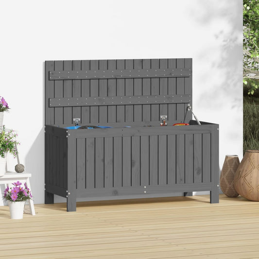 Tuinbox 108X42,5X54 Cm Massief Grenenhout Grijs