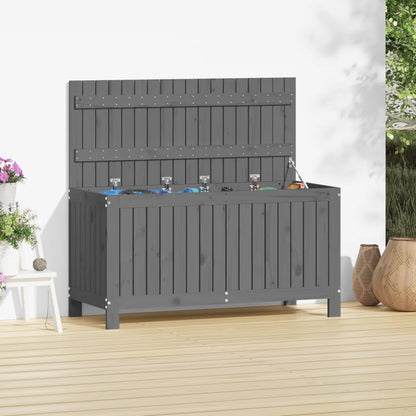 Tuinbox 108X42,5X54 Cm Massief Grenenhout Grijs