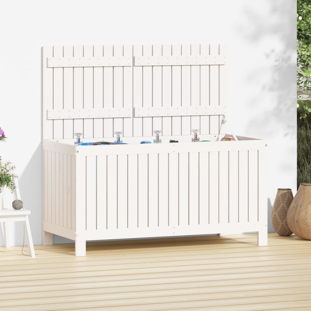 Tuinbox 108X42,5X54 Cm Massief Grenenhout Grijs