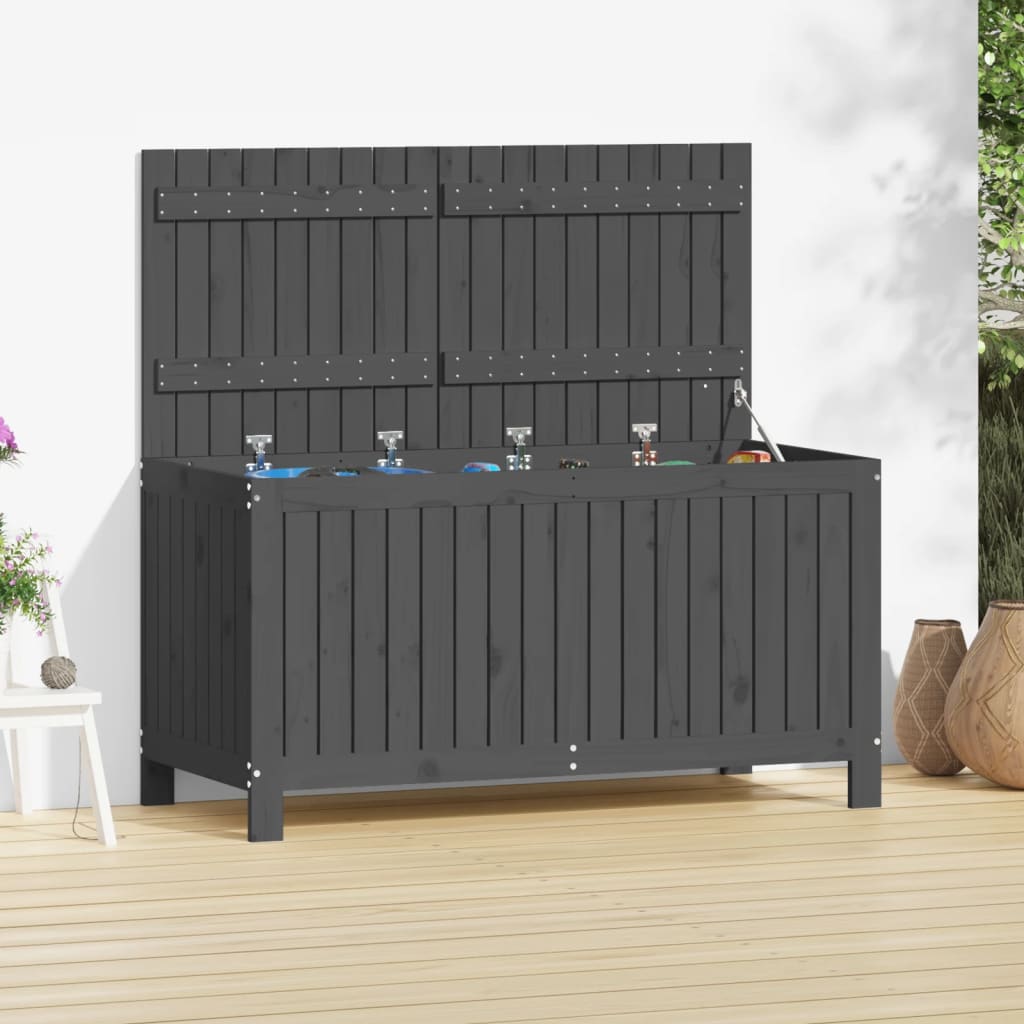 Tuinbox 108X42,5X54 Cm Massief Grenenhout Grijs