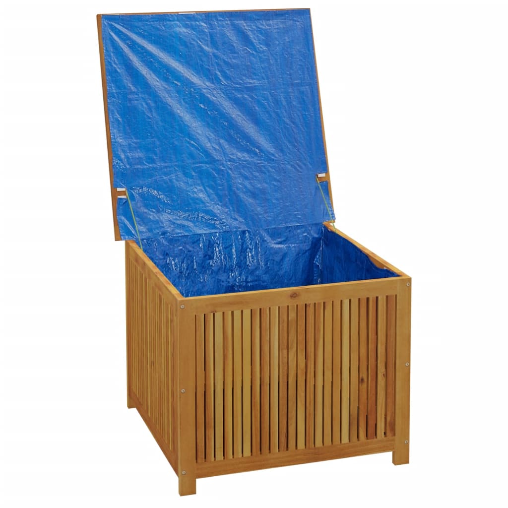 Tuinbox 75X75X58 Cm Massief Acaciahout Donkergroen