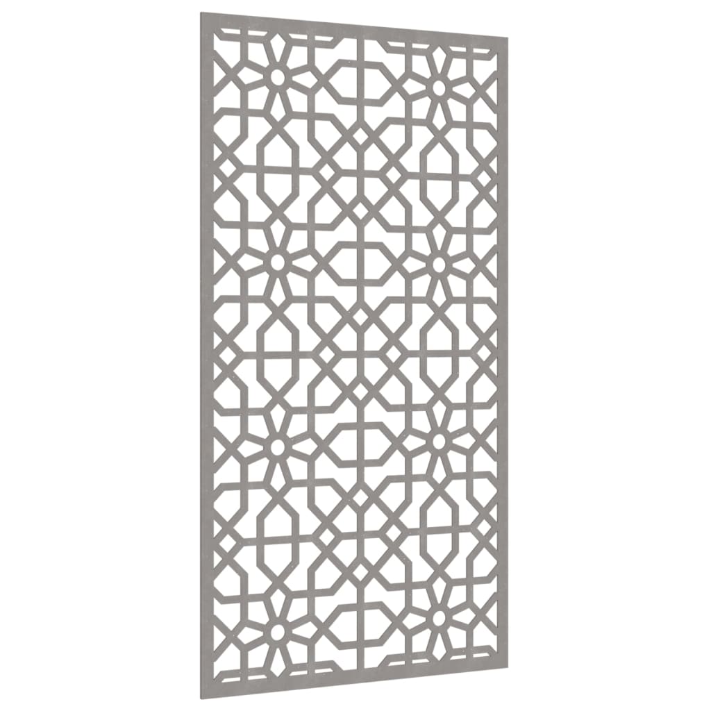 Wanddecoratie Tuin Moors Ontwerp 105X55 Cm Cortenstaal