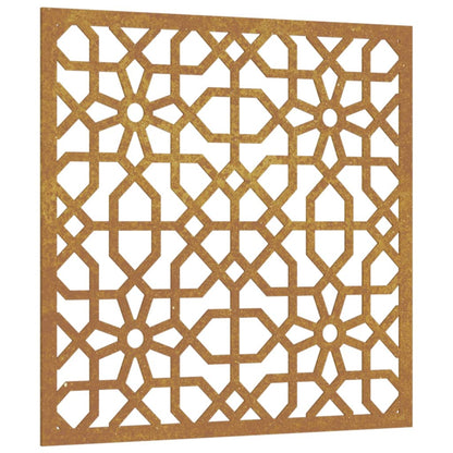 Wanddecoratie Tuin Moors Ontwerp 55X55 Cm Cortenstaal