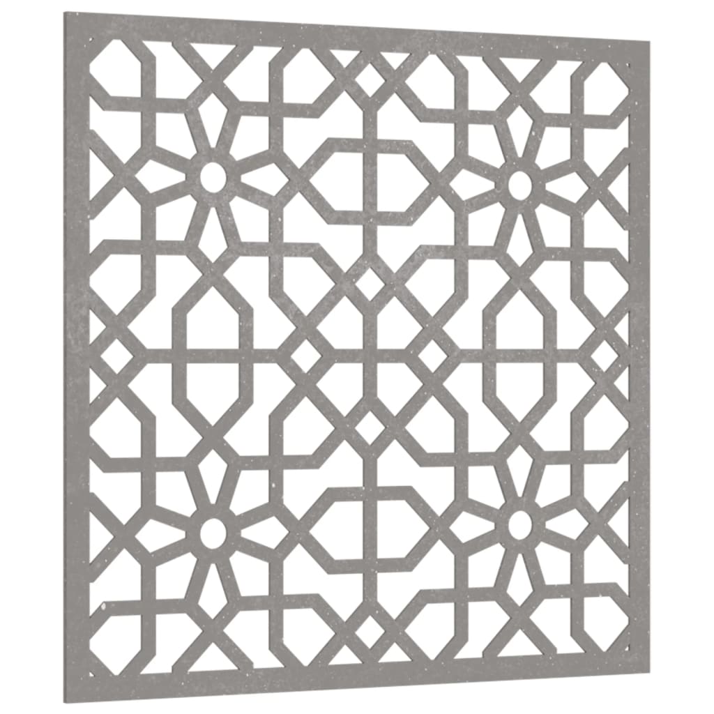 Wanddecoratie Tuin Moors Ontwerp 55X55 Cm Cortenstaal