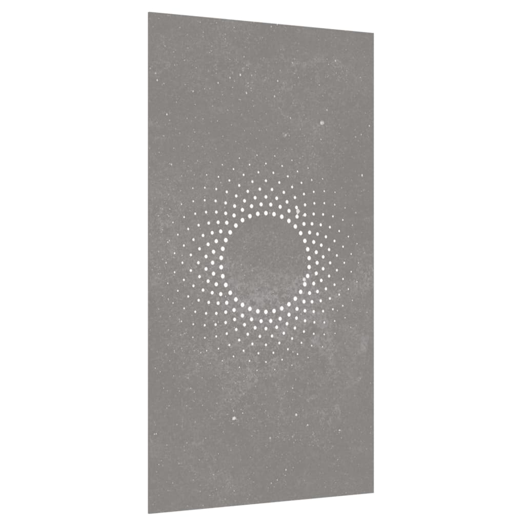 Wanddecoratie Tuin Zonontwerp 105X55 Cm Cortenstaal