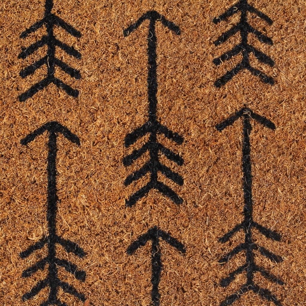 Deurmat Getufte Kokosvezel Naturel