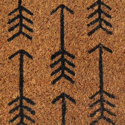 Deurmat Getufte Kokosvezel Naturel