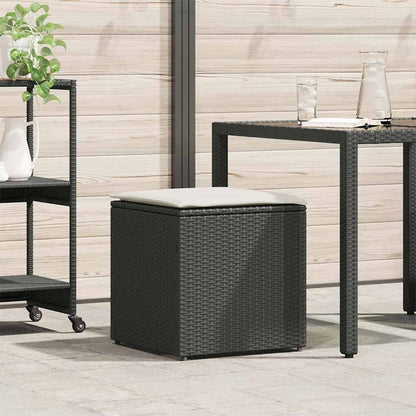 Kussenbox Met Opslag 50 X 50 X 50 Cm Poly Rattan