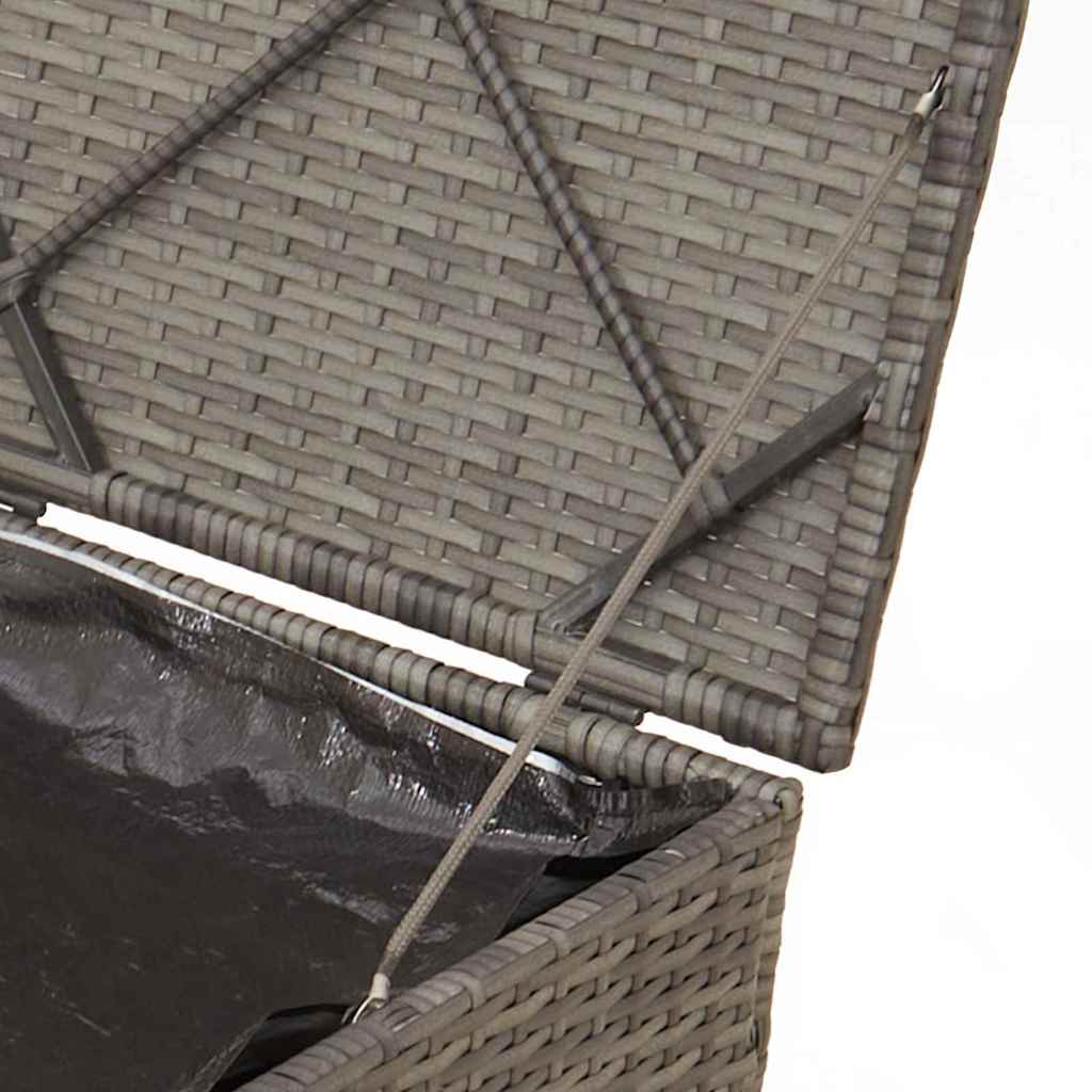 Kussenbox Met Opslag 50 X 50 X 50 Cm Poly Rattan