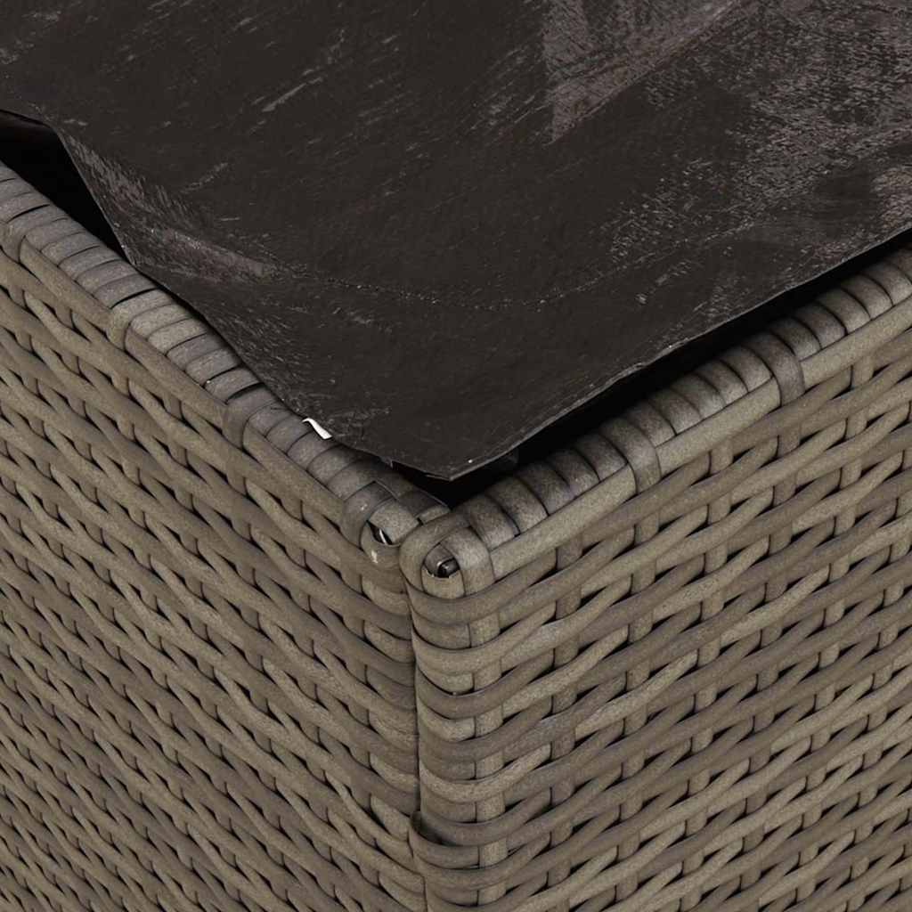 Kussenbox Met Opslag 50 X 50 X 50 Cm Poly Rattan