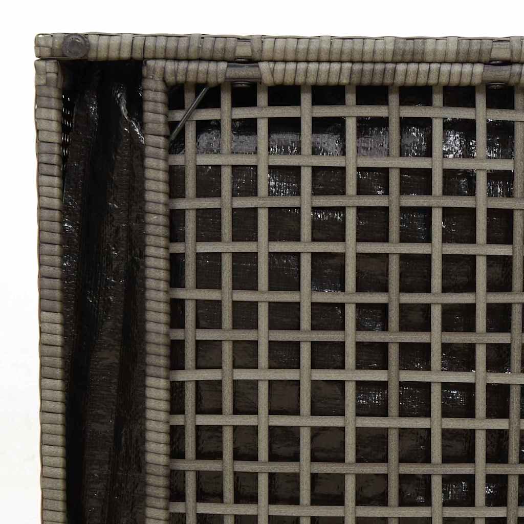 Kussenbox Met Opslag 50 X 50 X 50 Cm Poly Rattan