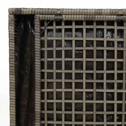 Kussenbox Met Opslag 50 X 50 X 50 Cm Poly Rattan