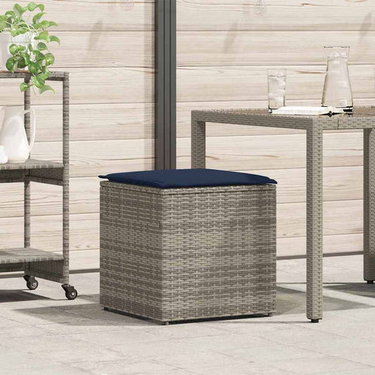Kussenbox Met Opslag 50 X 50 X 50 Cm Poly Rattan