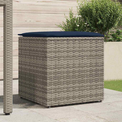 Kussenbox Met Opslag 50 X 50 X 50 Cm Poly Rattan