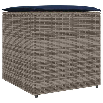 Kussenbox Met Opslag 50 X 50 X 50 Cm Poly Rattan