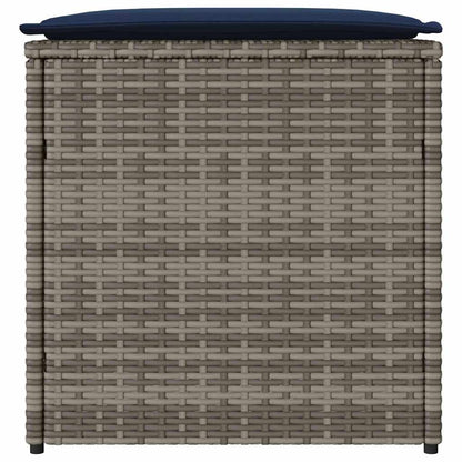 Kussenbox Met Opslag 50 X 50 X 50 Cm Poly Rattan