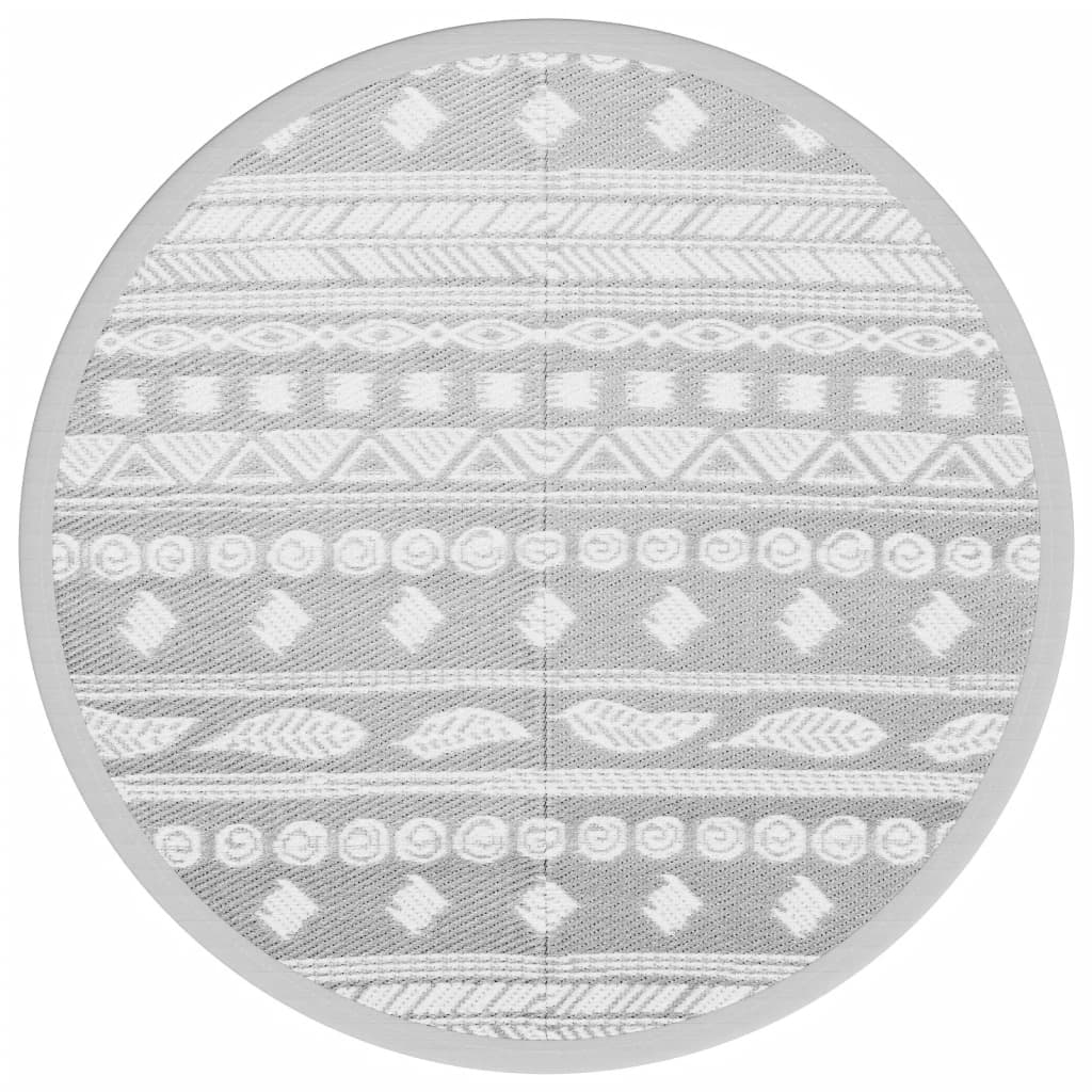 Buitenkleed Arakil Ø120 Cm Pp Grijs Grijs Patroon