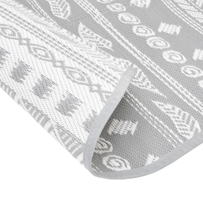 Buitenkleed Arakil Ø120 Cm Pp Grijs Grijs Patroon