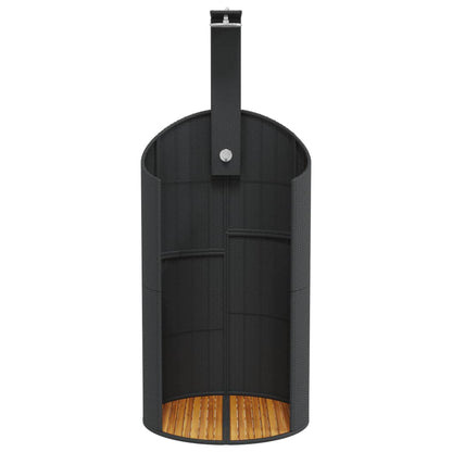 Buitendouche 100X100X241,5 Cm Poly Rattan En Acaciahout
